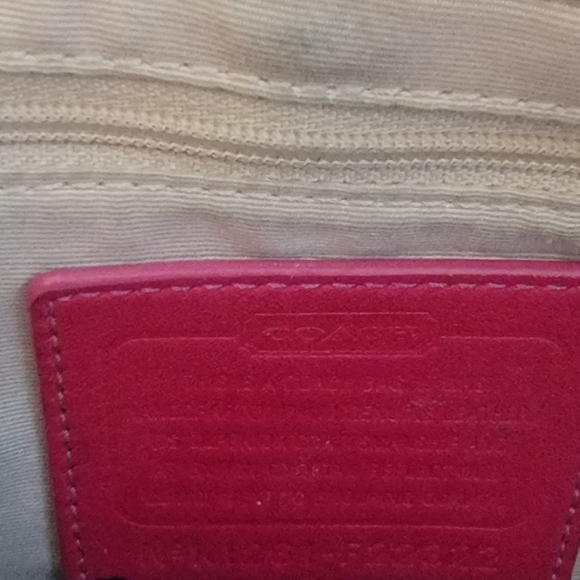 Coach Pink Patent Leather Tote Bag - Picture 10 of 12